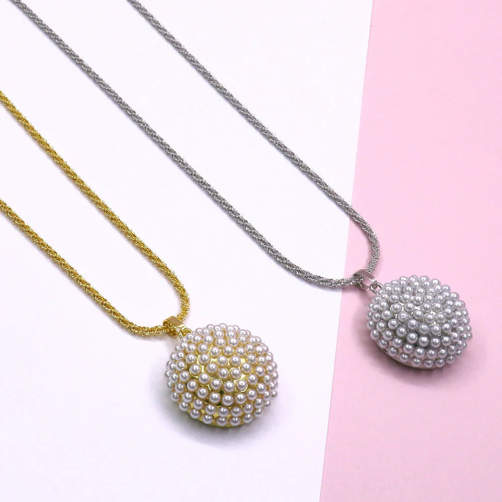 19389 CIRCLE PEARLS CHAIN