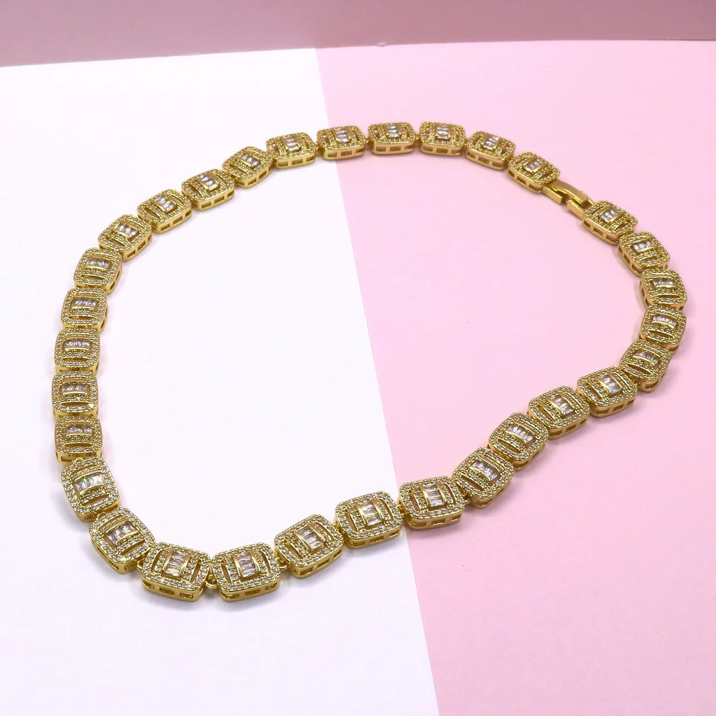 19390 SQUARE BAGUETTE CHAIN