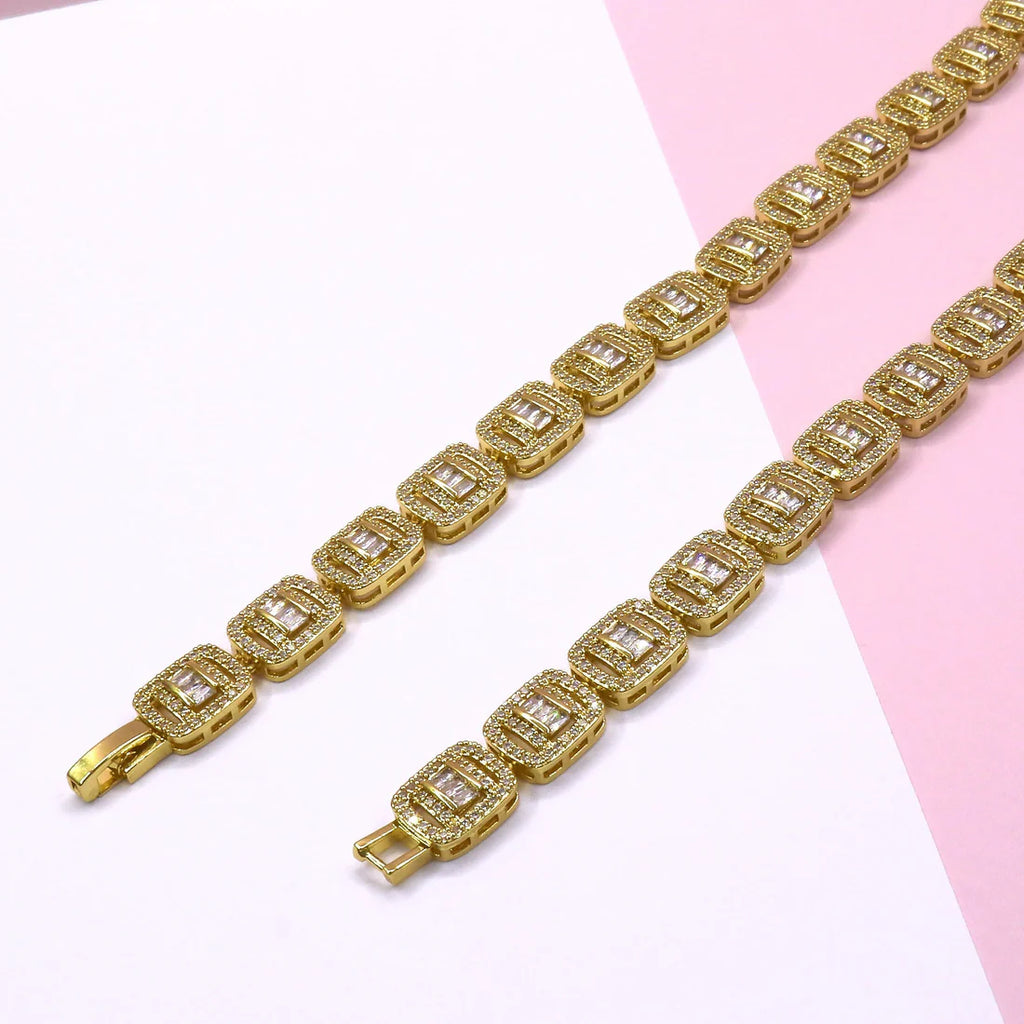 19390 SQUARE BAGUETTE CHAIN