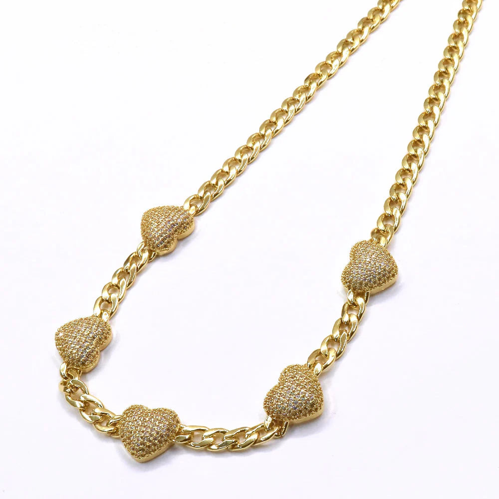 19567 CUBAN LINK CHAIN SHINE LOVE