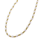 19679 BEADS PEARLS COLLAR