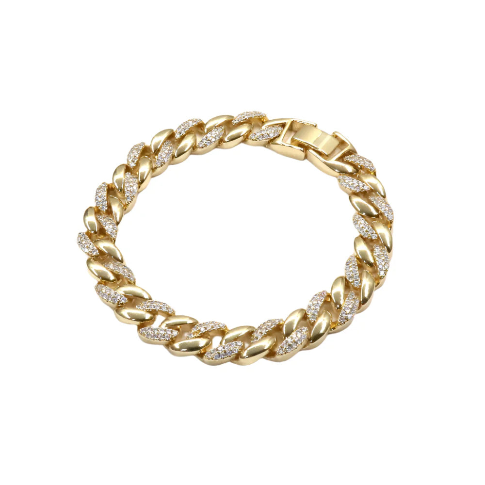19798 SHINE CUBAN LINK SET