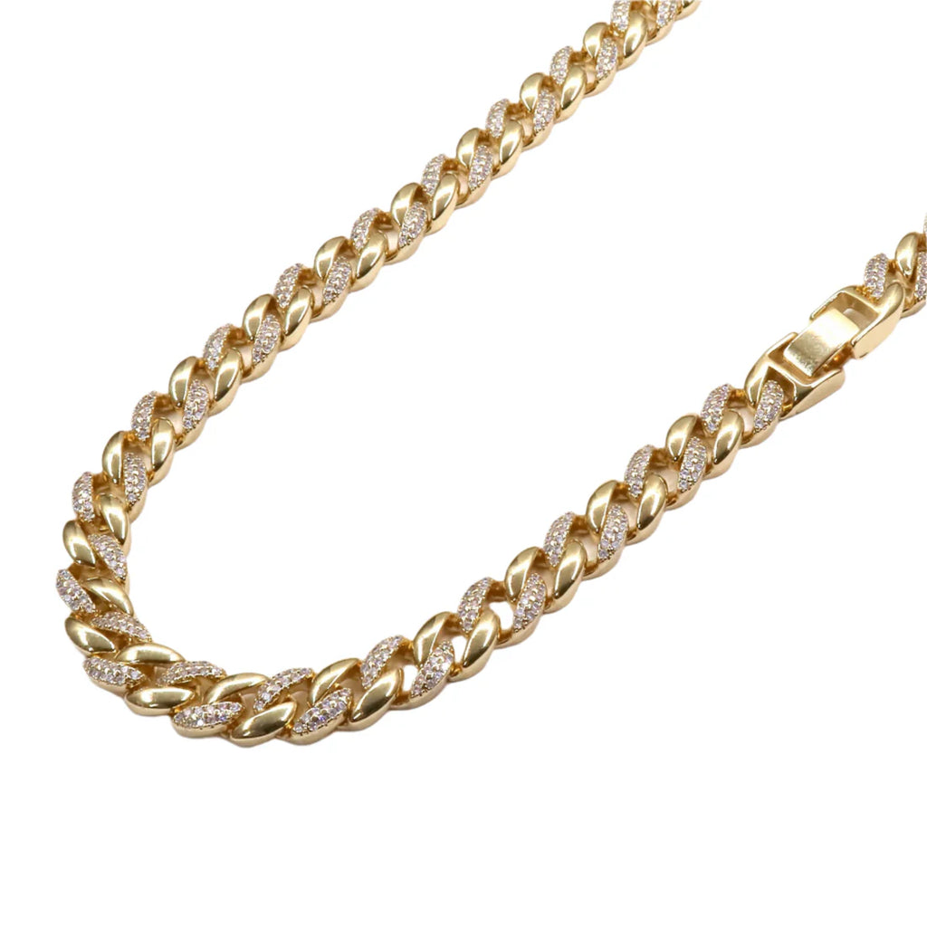 19798 SHINE CUBAN LINK SET