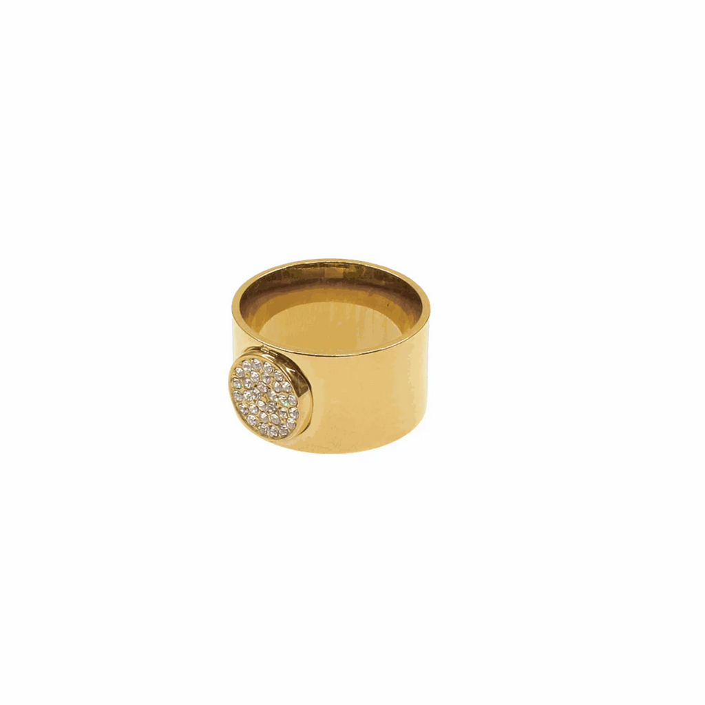 5517338 TUBE GOLD & SILVER RING