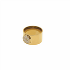 5517338 TUBE GOLD & SILVER RING