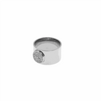 5517338 TUBE GOLD & SILVER RING