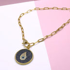 10004 BIG BLUE EYE CHAIN