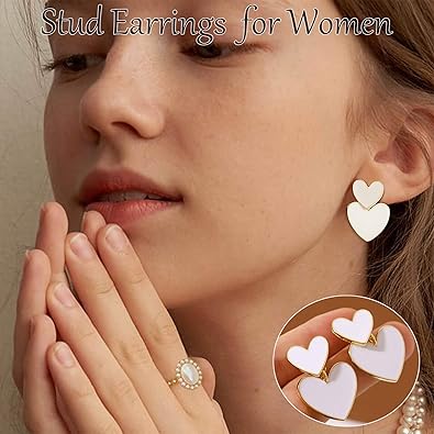 70 Pairs Gold Stud Earrings Set for Women Multipack, Trendy Hypoallergenic Pearl Cubic Zirconia Multiple Piercings Earrings Packs, Chunky Hoops Earrings for Gift Jewelry
