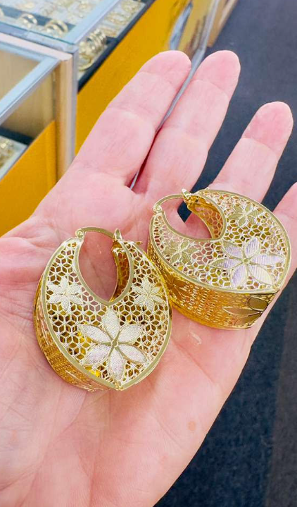 Gold Laminate -  Earrings - BGF 02