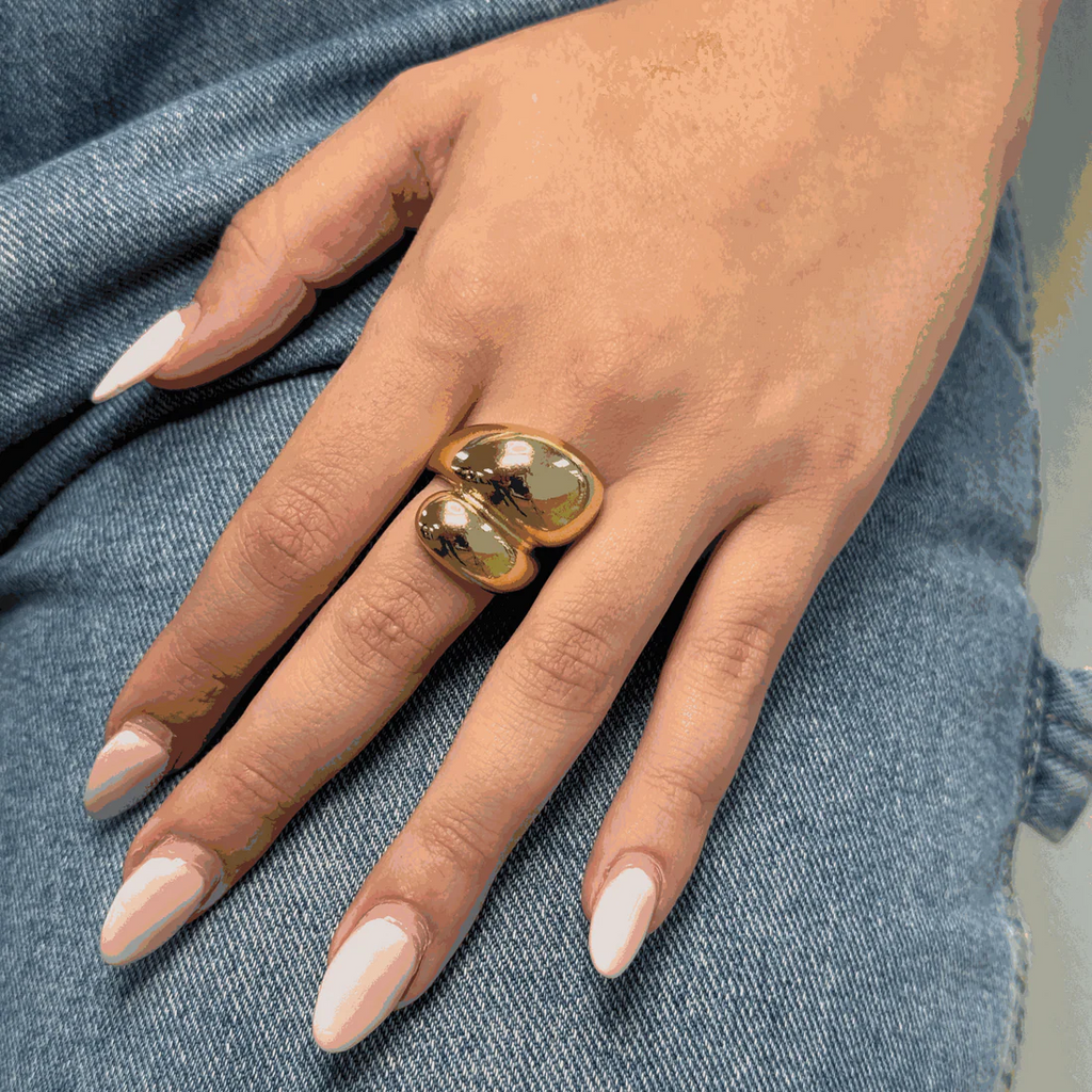 5518329 DOUBLE GORA GOLD RING