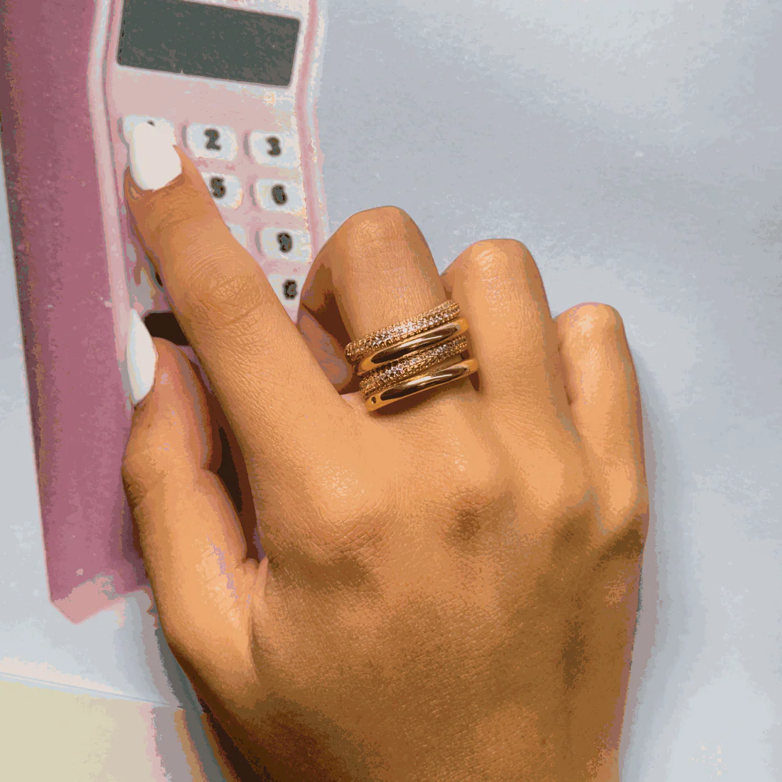 5518338 TWINS GOLD RINGS