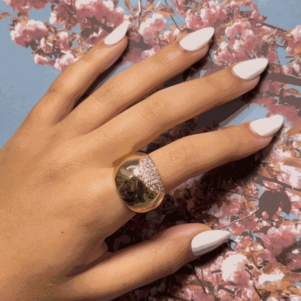 5518339 SHINE MIRROW GOLD RING