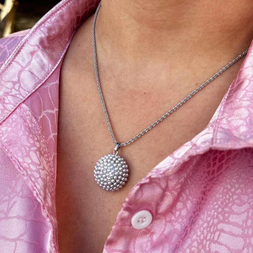 19389 CIRCLE PEARLS CHAIN