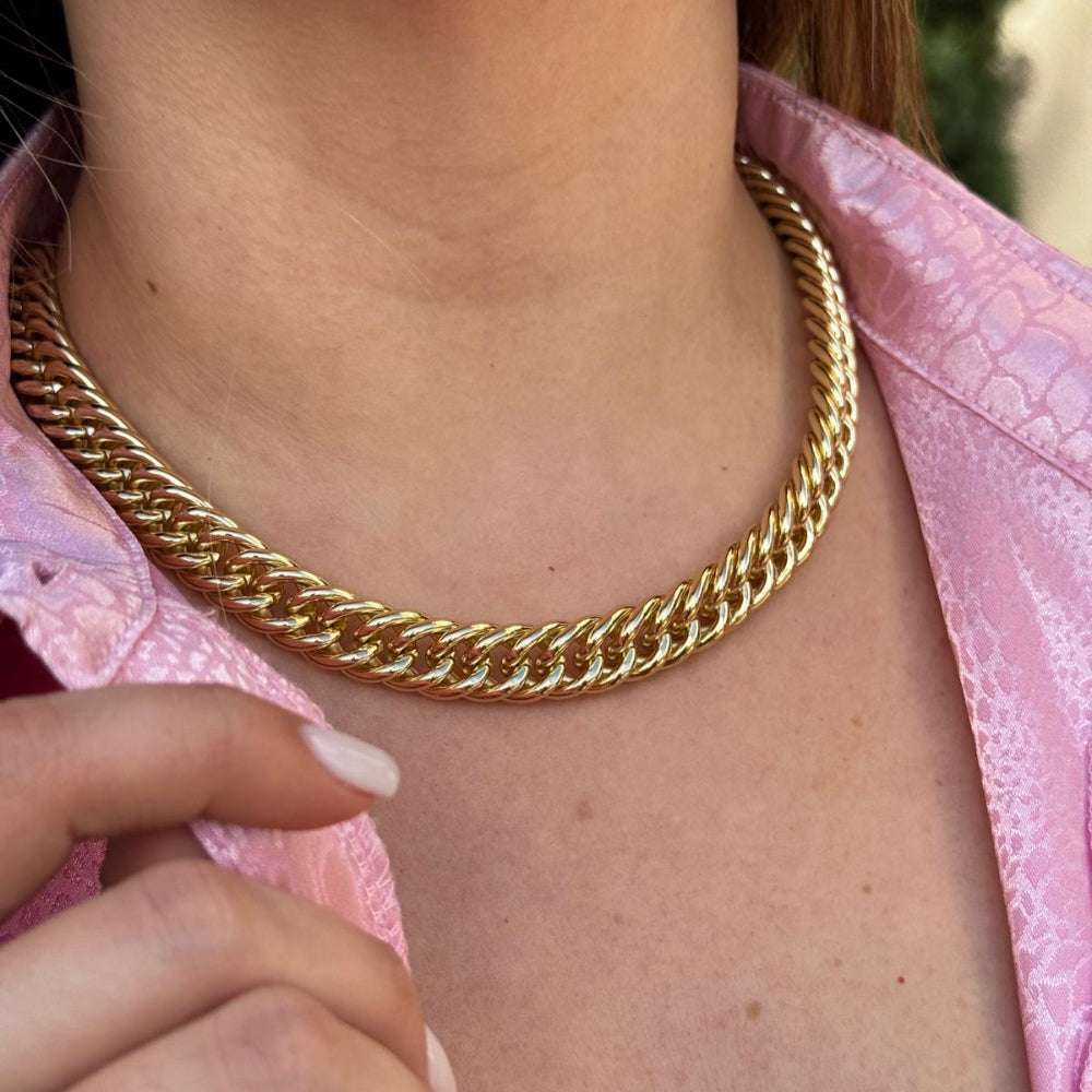 5517745 CHUNKY HAVANA NECKLACE