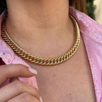 5517745 CHUNKY HAVANA NECKLACE