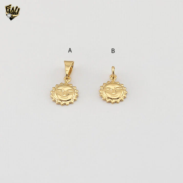 (1-2002-1) Colgante de sol laminado en oro - BGF