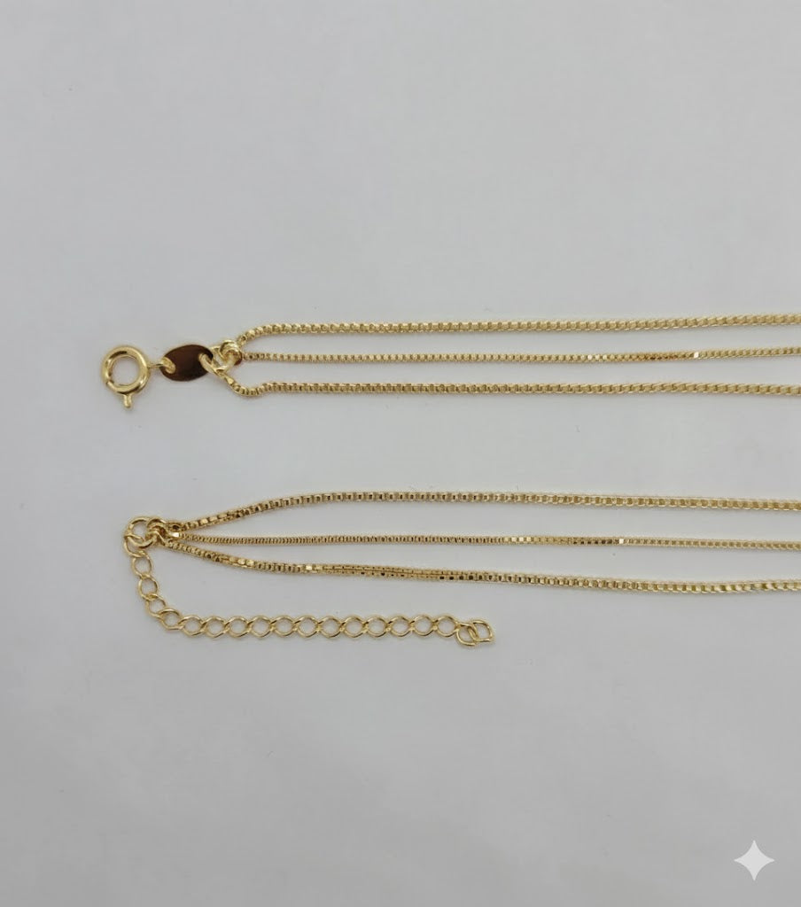 (1-6332) Collar de capas de circonitas laminadas en oro - BGF