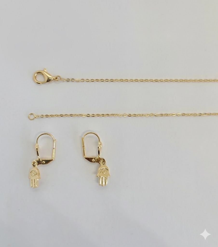 (1-6135) Laminado dorado - Juego de mano de Fátima - BGF