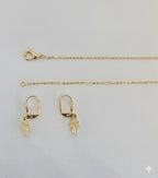 (1-6135) Laminado dorado - Juego de mano de Fátima - BGF