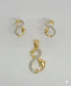 (1-6128) Laminado dorado - Juego Infinity Dolphins - BGF