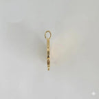 (1-2460-1) Laminado de oro - Colgantes de medalla gruesos - BGF