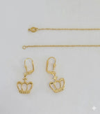 (1-6114) Laminado dorado - Juego de coronas - BGO