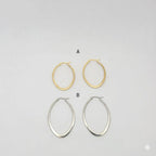 (4-2122) Stainless Steel - Plain Hoops.