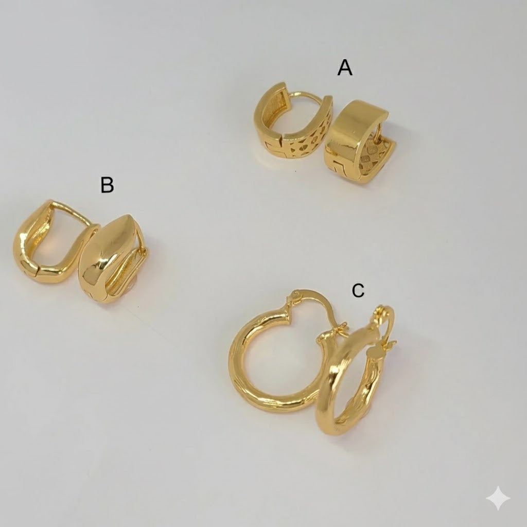 (1-2517-1) Aros Laminado Oro - BGO