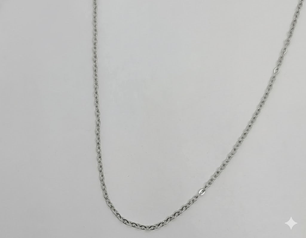 (4-3262) Stainless Steel - 2mm Thin Rolo Link Chain.