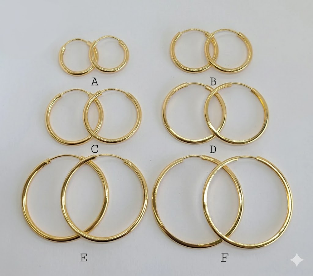 (1-2880) Laminado Oro - Aros Lisos - BGO
