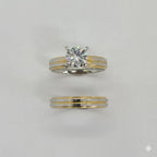 (4-0096-1) Stainless Steel - Wedding Rings.