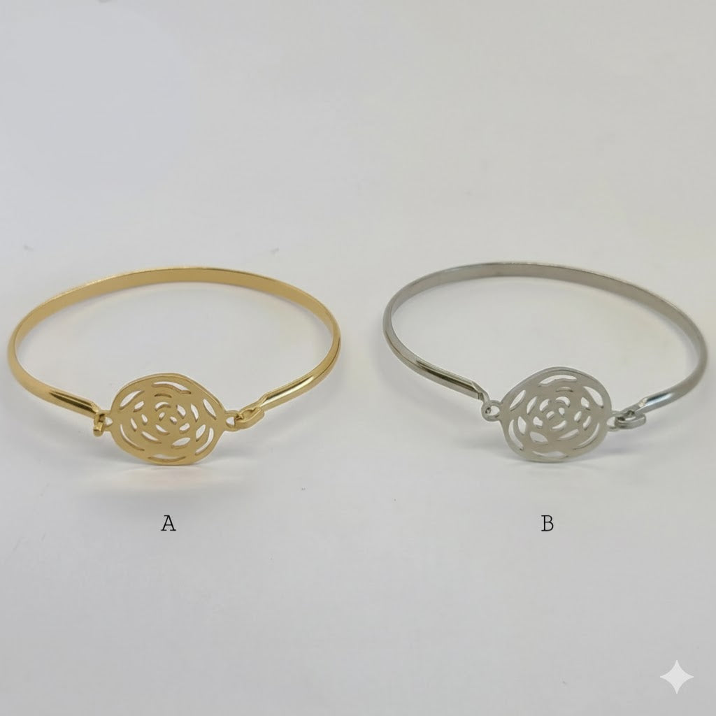 (MBRA-08-H) Stainless Steel - Bangle