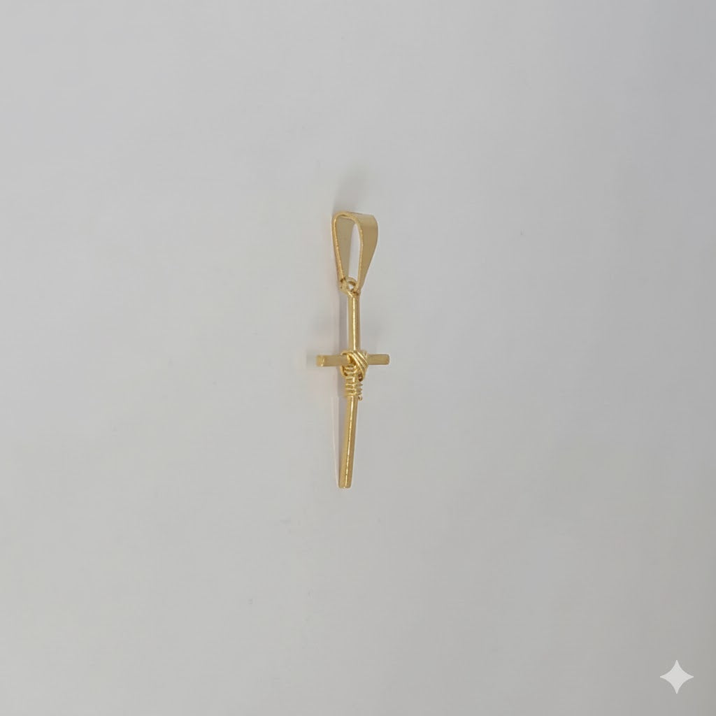 (1-2022) Laminado de Oro - Colgantes de Cruz - BGO