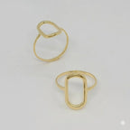 (1-3028-1) Gold Laminate - Thin Oval Ring - BGF