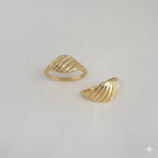 (1-3005-3) Laminado dorado - Anillo de croissant - BGF