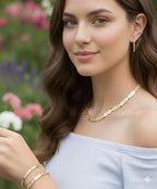 (1-6003) Laminado dorado - Juego de diseño plano - BGO