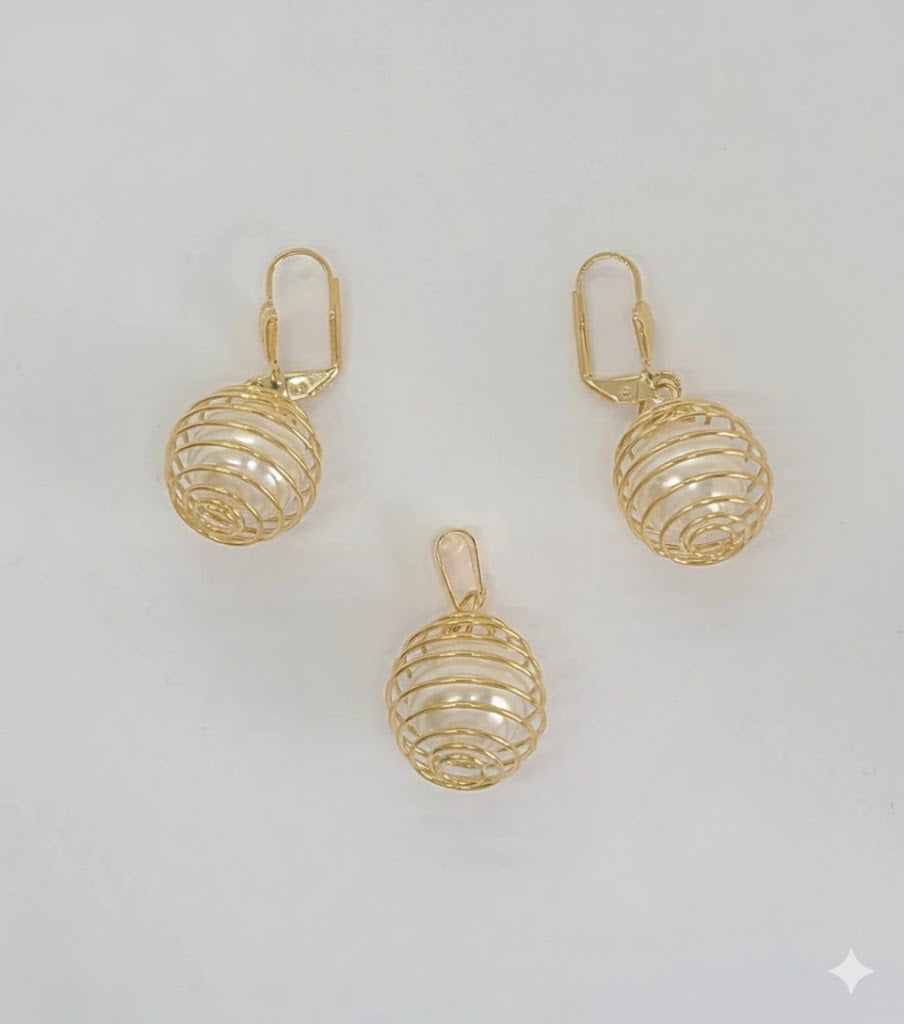 (1-6249) Laminado Dorado - Juego de Perlas - BGF