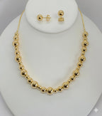 (1-6115-1) Laminado dorado - Juego de eslabones de bolas - BGO