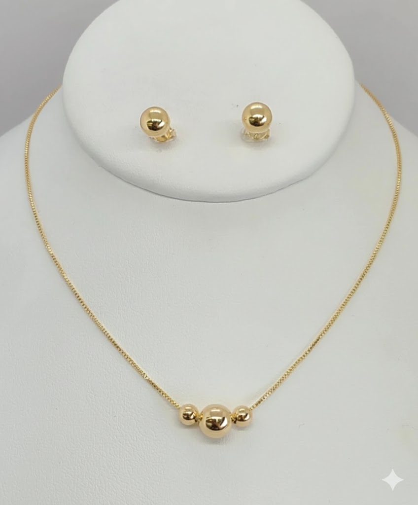 (1-6064) Laminado Dorado - Juego de Bolas - BGF