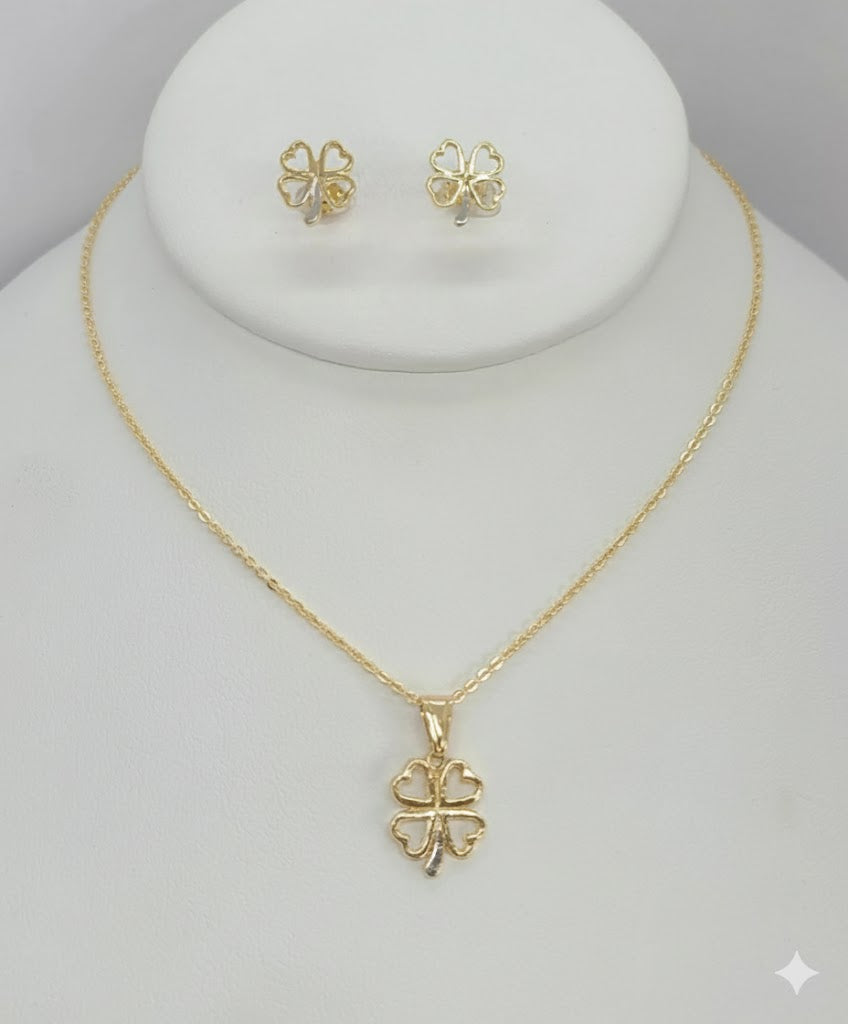 (1-6440) Laminado dorado - Juego de cuatro hojas en dos tonos - BGF