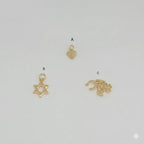 (1-2001-1) Laminado de oro - Colgantes pequeños - BGF