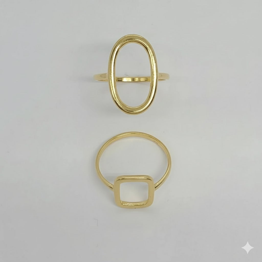 (1-3028-1) Gold Laminate - Thin Oval Ring - BGF