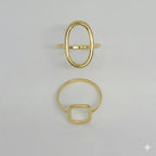 (1-3028-1) Gold Laminate - Thin Oval Ring - BGF