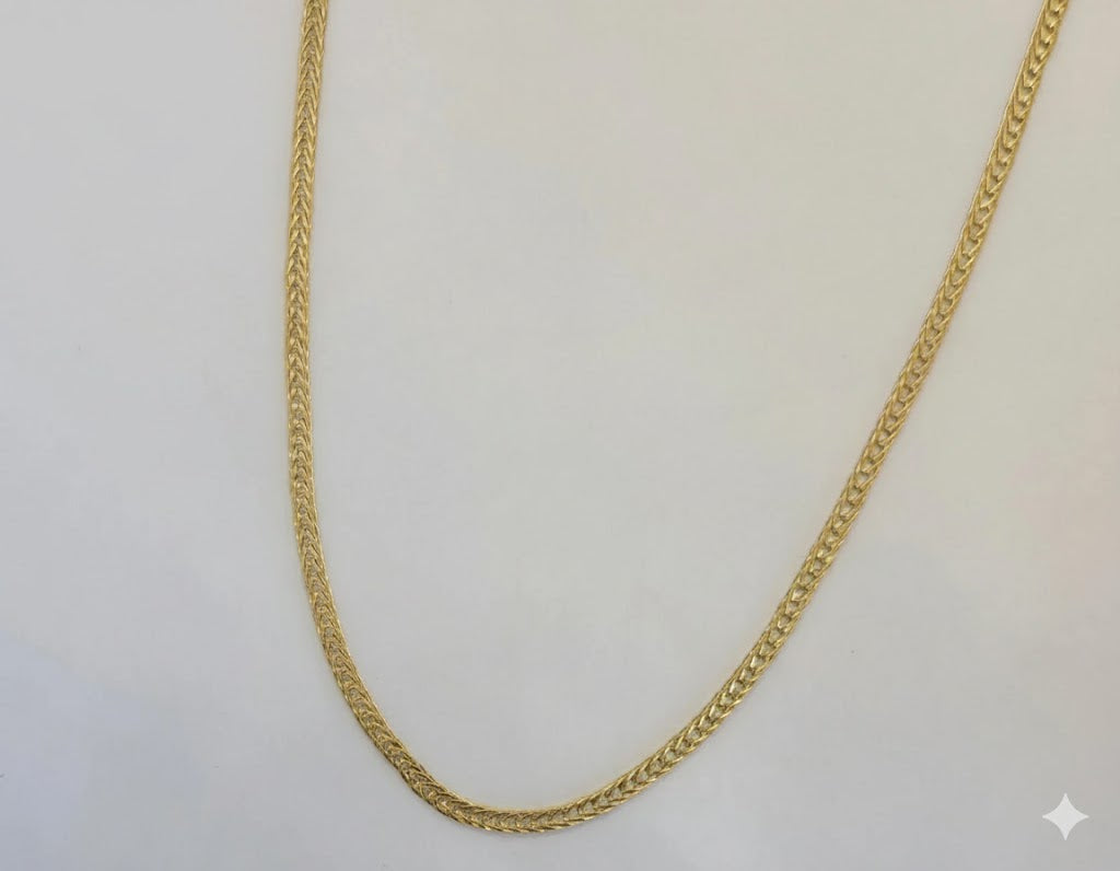 (4-3167) Stainless Steel - 3mm Alternative Curb Link Chain