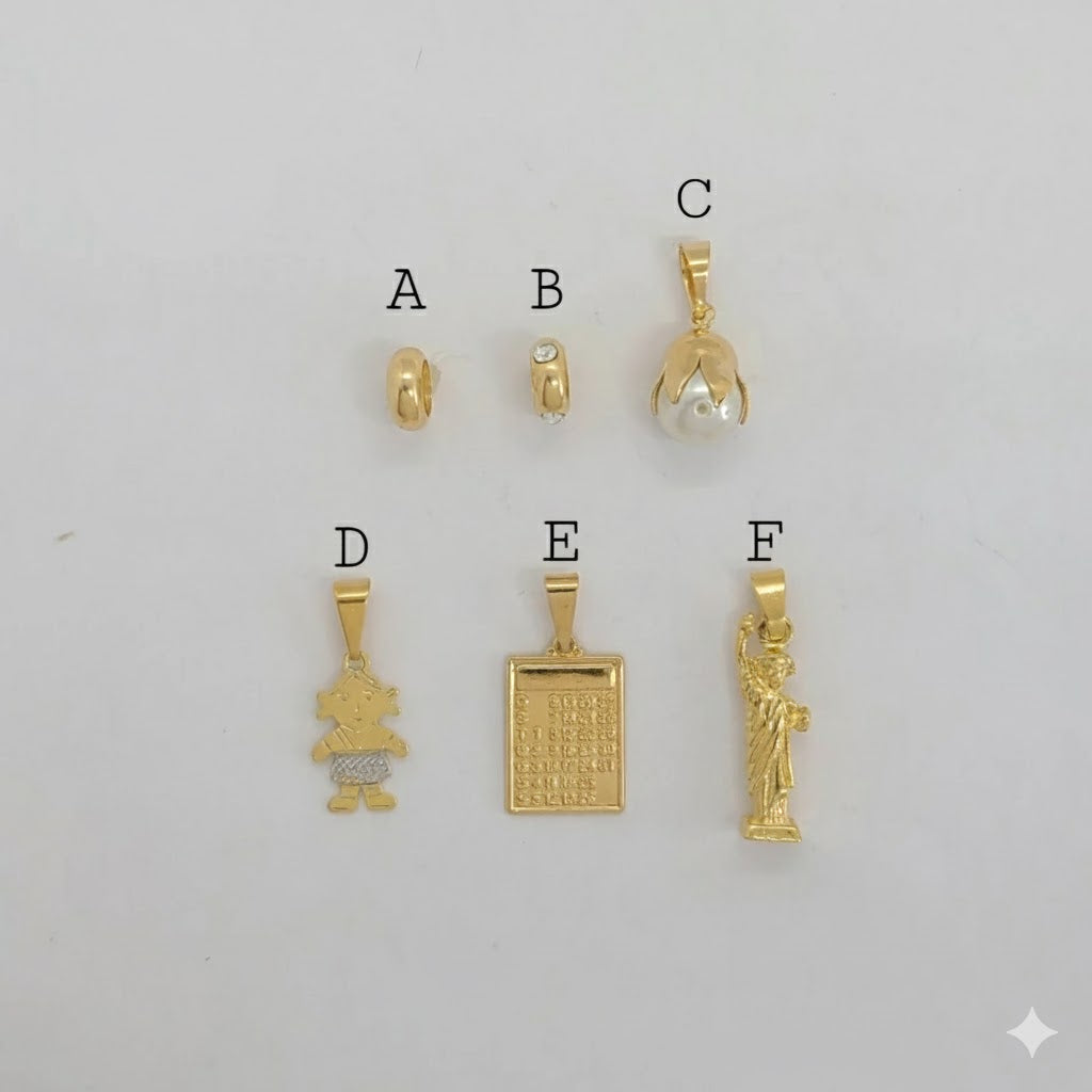 (1-2026-1) Colgantes de laminado dorado - BGF