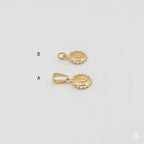 (1-2002-1) Colgante de sol laminado en oro - BGF