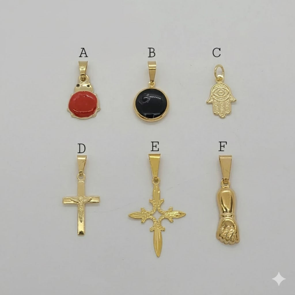 (1-2018) Colgantes de laminado dorado - BGF