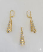 (1-6009) Laminado dorado - Juego de conos de dos tonos - BGF