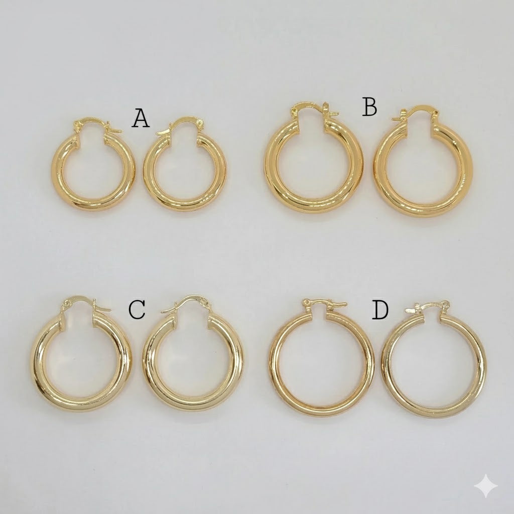 (1-2853) Laminado Oro - Aros Lisos - BGO