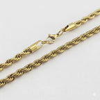 (4-3215) Cadena de eslabones de cuerda de acero inoxidable de 4,5 mm.